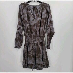 Women's Rails Jasmine Slate Tie Dye Smocked Dress Size Medium A10